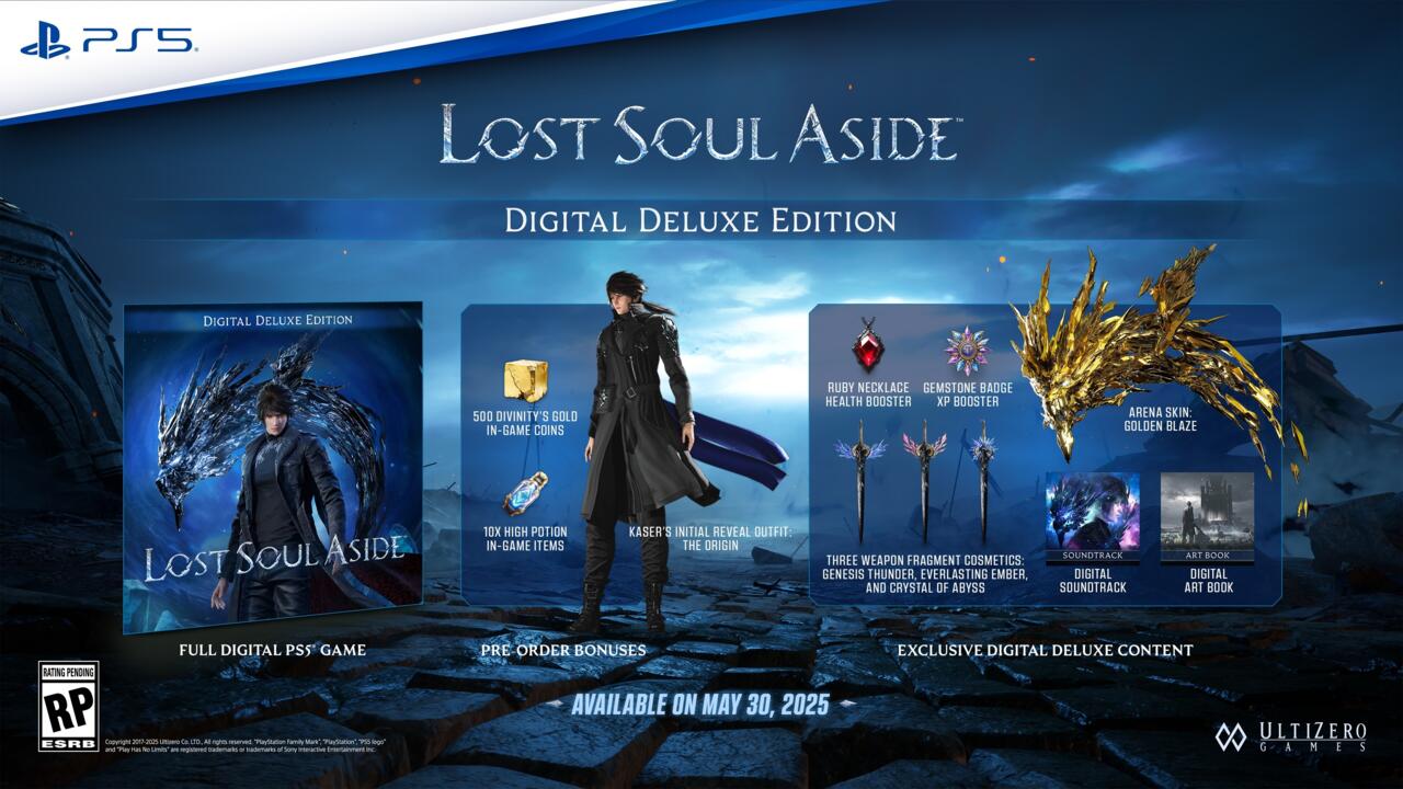 Lost Soul Aside Deluxe Edition bonuses