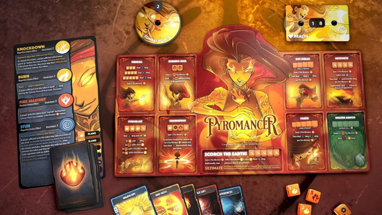 Pyromancer was one of Dice Throne's first characters.