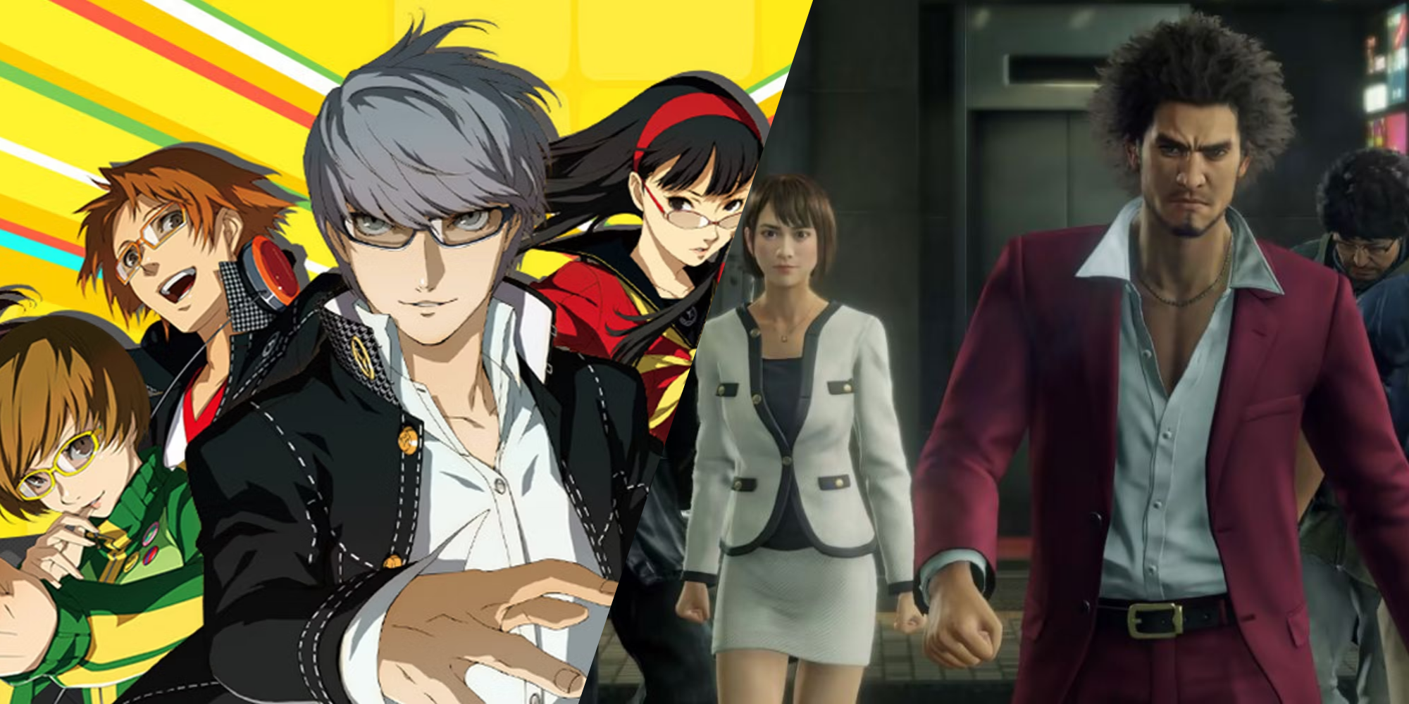 Persona 4 and Yakuza Like A Dragon