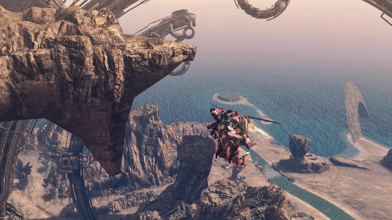 The player pilots a skell in xenoblade chronicles x. 