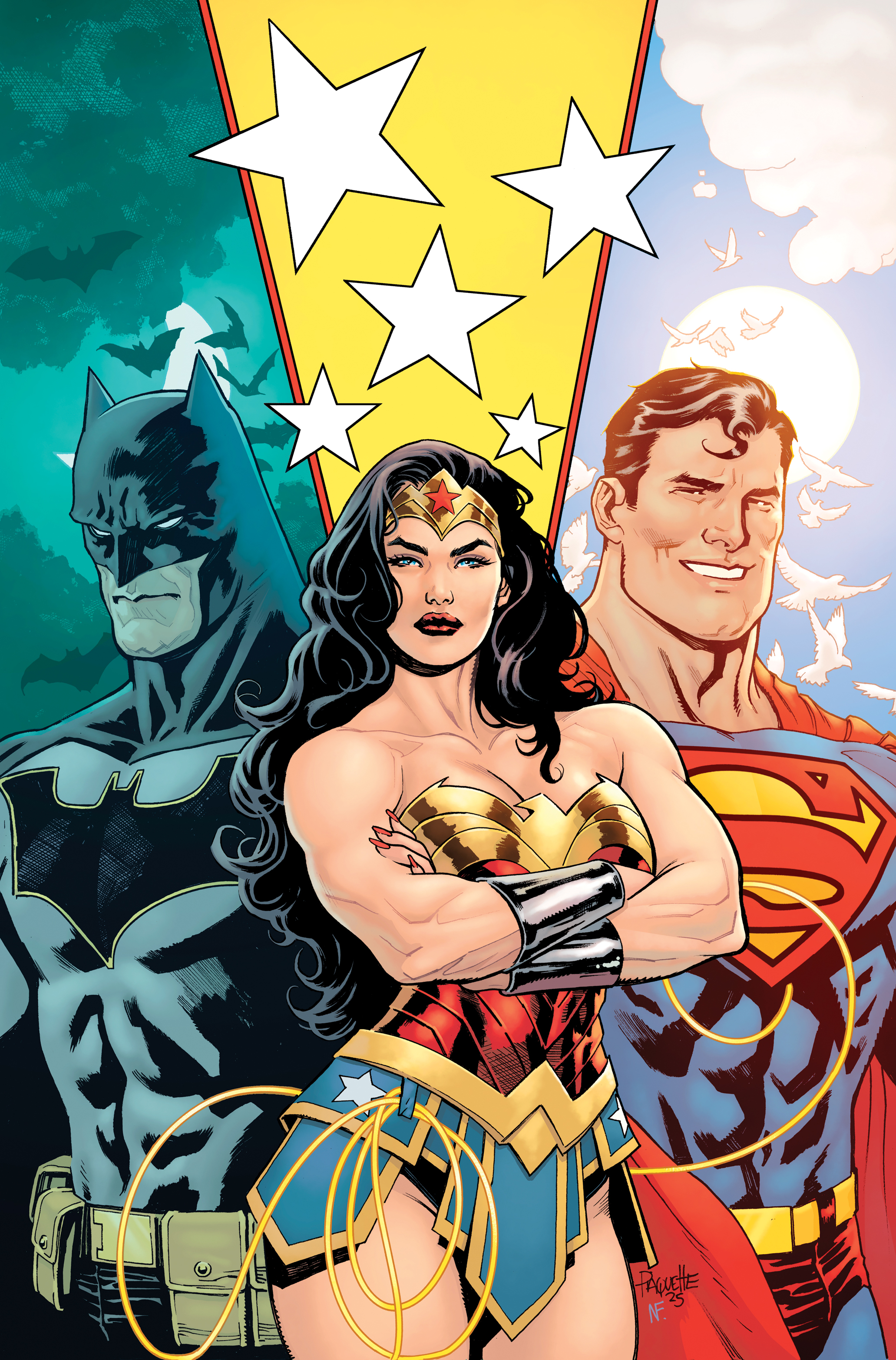 Yanick Paquette's variant cover for Justice League Unlimited #7.