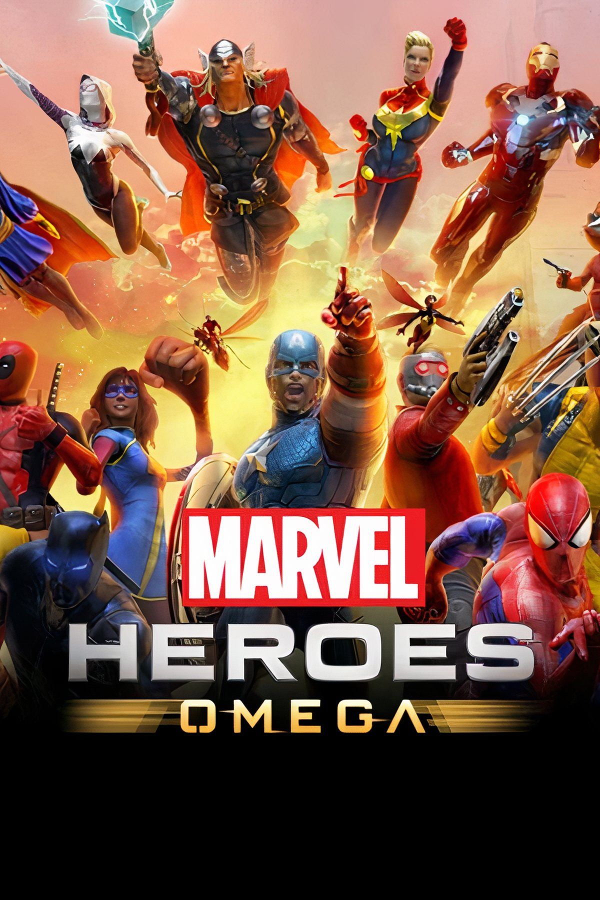 Marvel Heroes Tag Page Cover Art