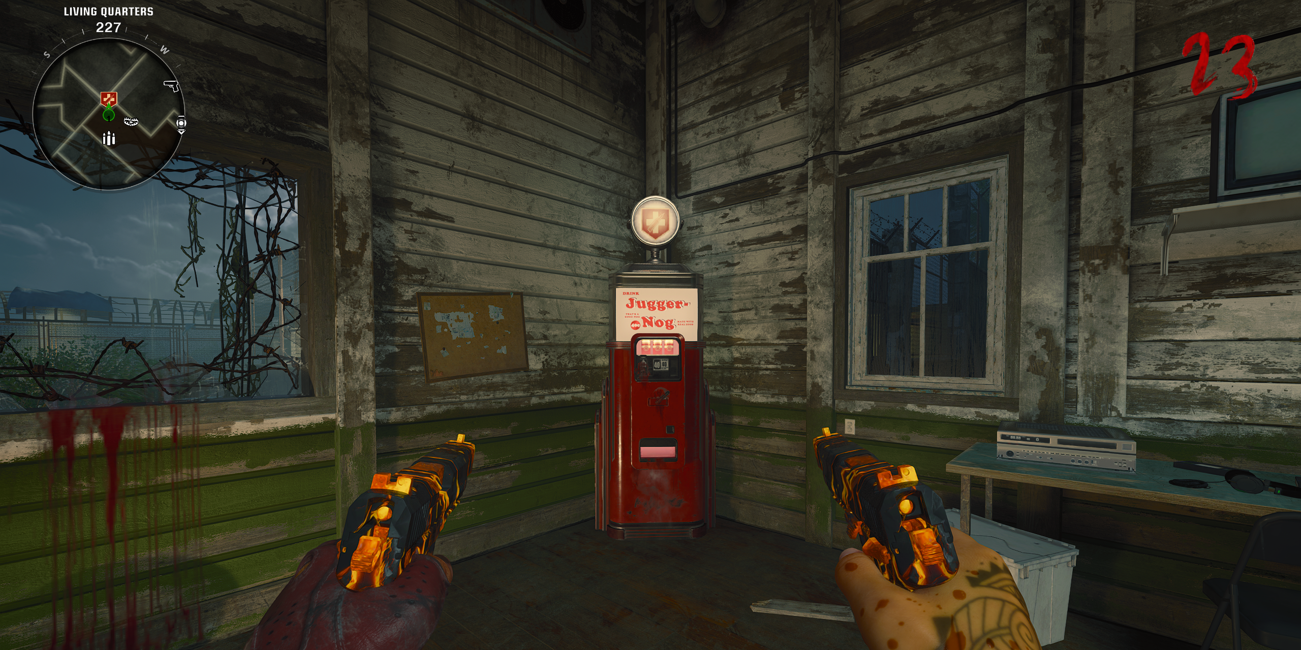 juggernog in the living quarters