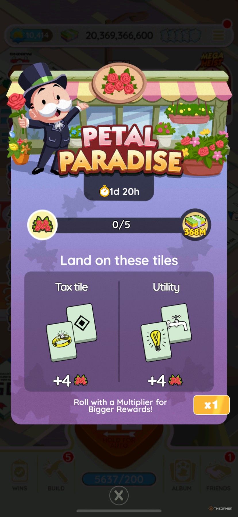 How to earn more points in Petal Paradise in Monopoly Go,