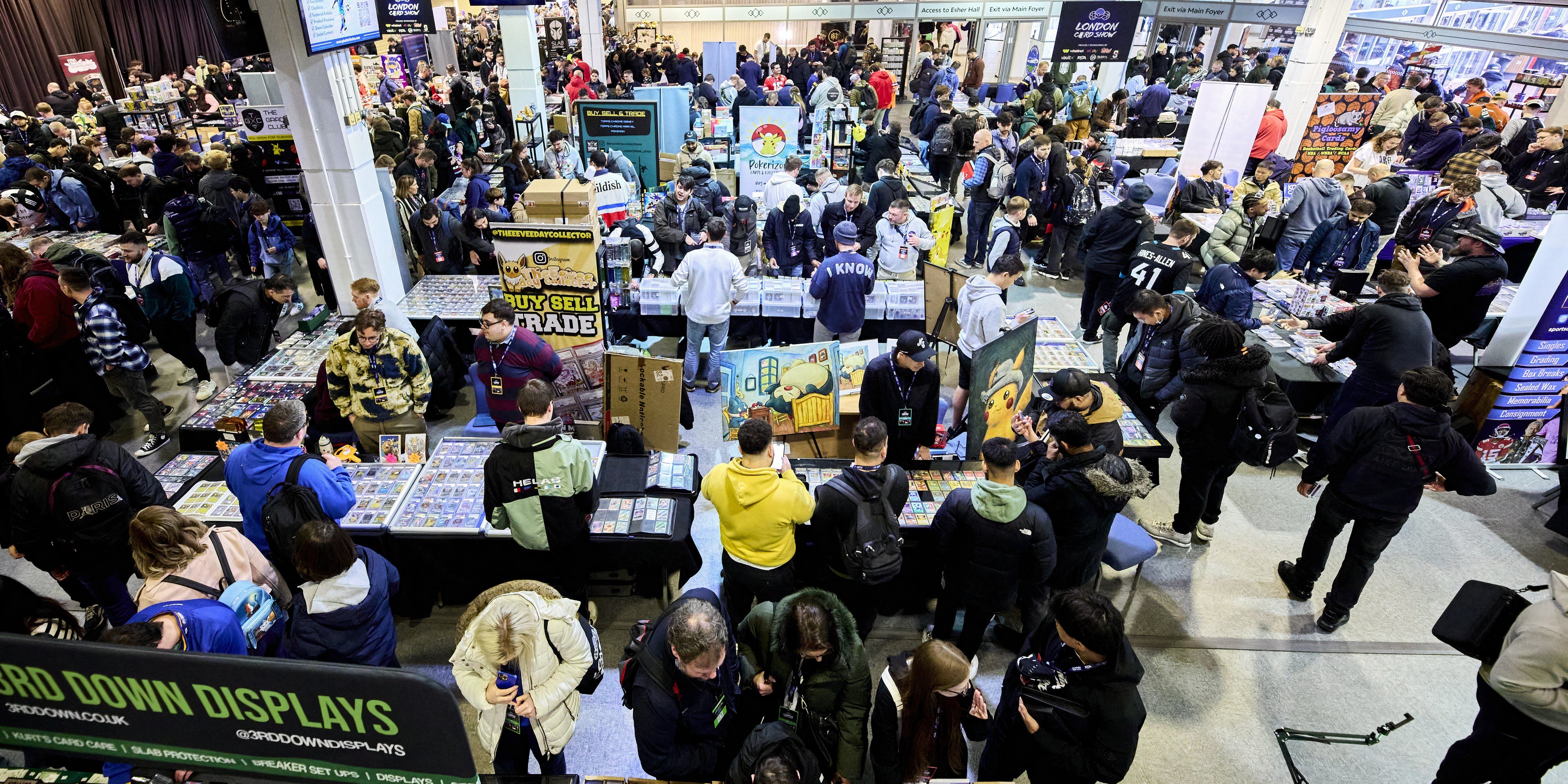 London Card Show February 2025 A hive of activity