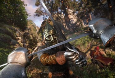 Clashing swords with an enemy in Kingdom Come: Deliverance 2