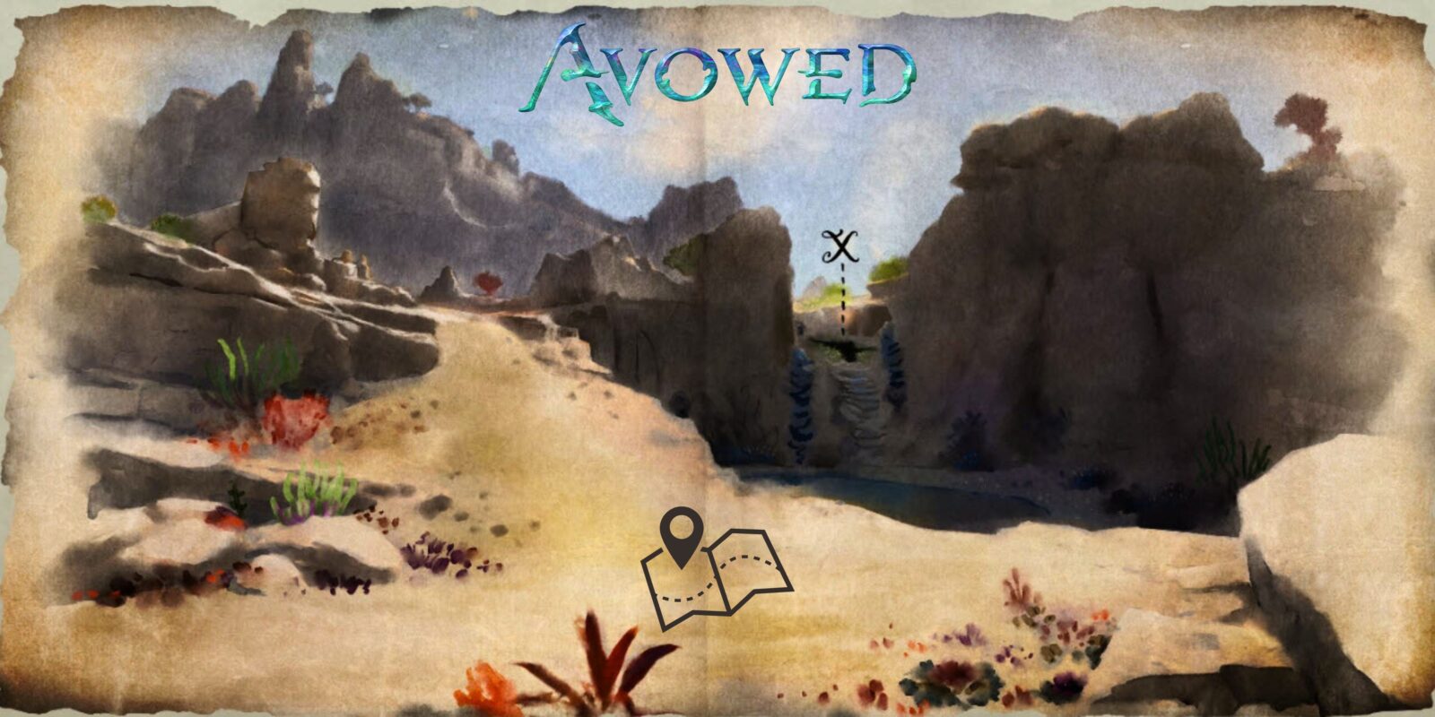 Avowed: Treasure Map - Robe Of The Arcane Cheater Location