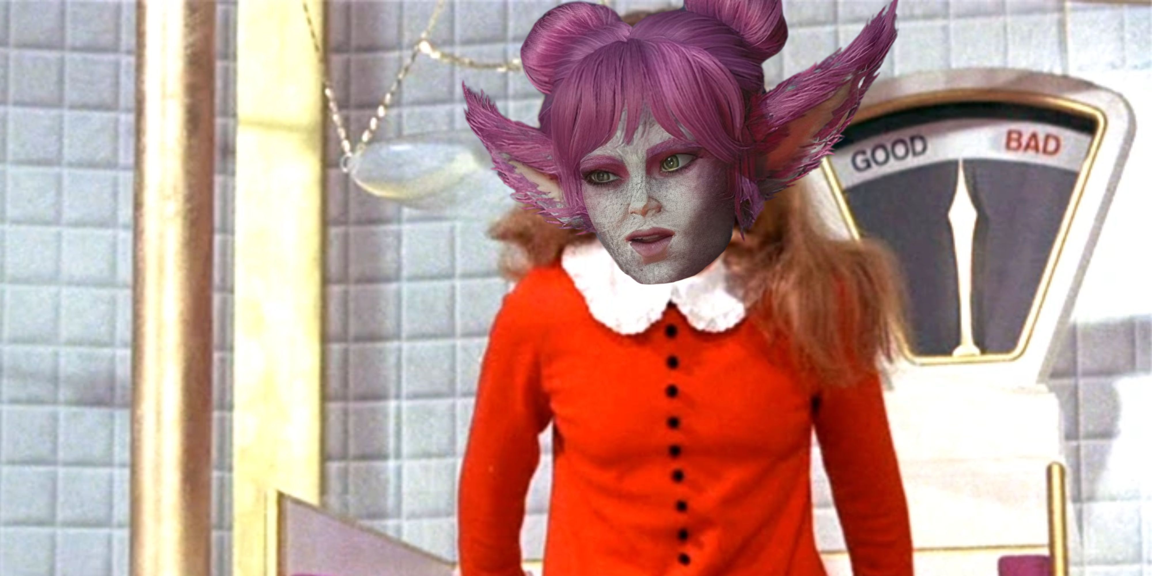 Yatzli as Veruca Salt in Willy Wonka