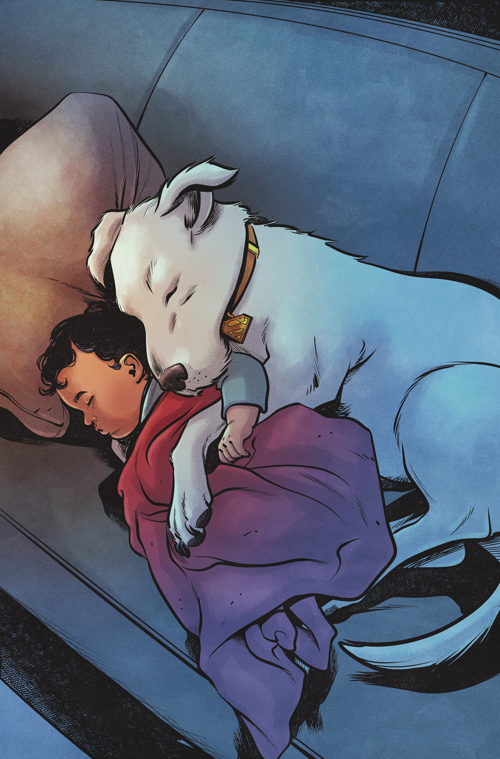 Interior pages from Krypto: The Last Dog of Krypton #1.