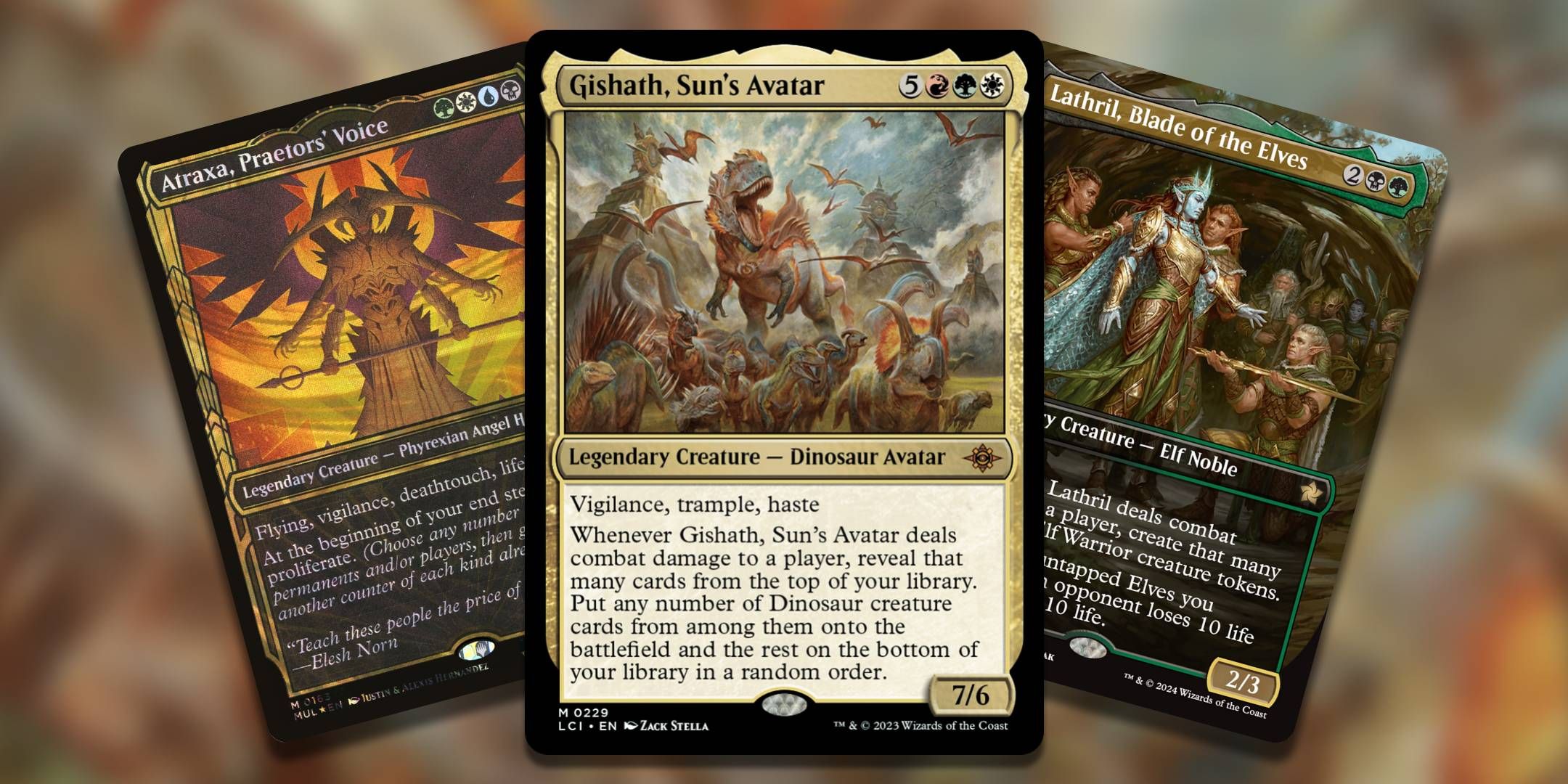 Three of the best bracket 4 commanders from Magic The Gathering.