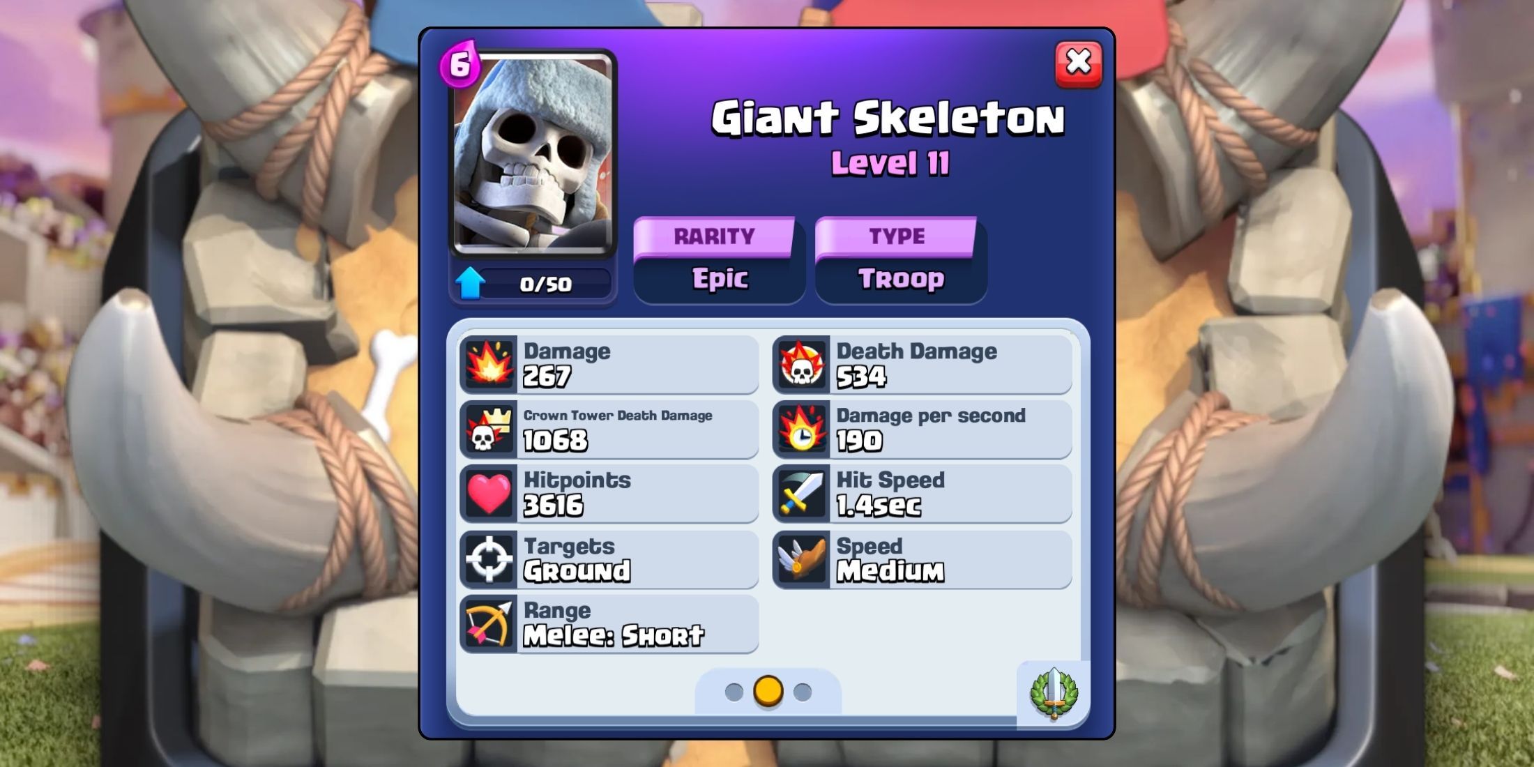 clash-royale-giant-skeleton-stats