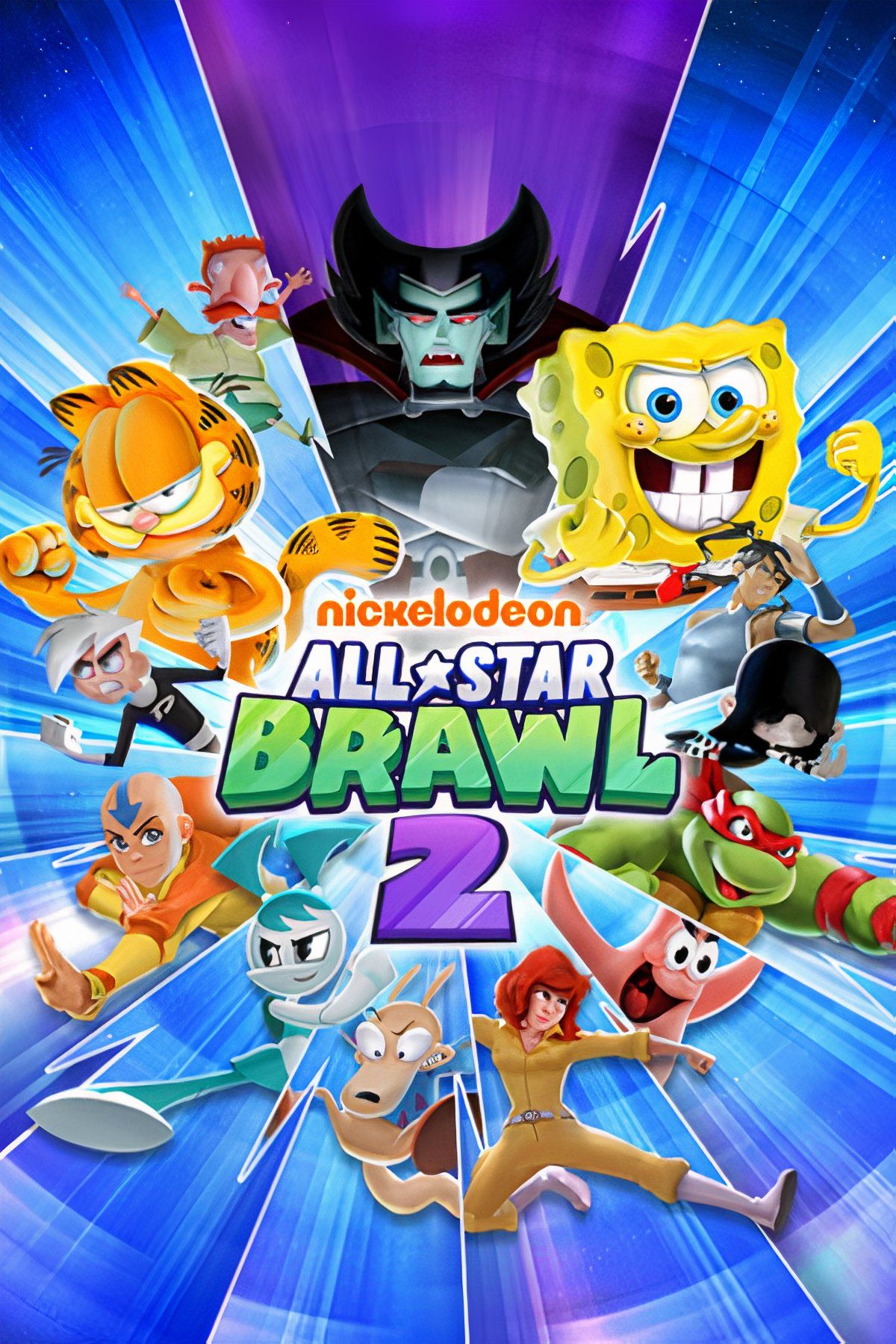 Nickelodeon All-Star Brawl 2 Tag Page Cover Art