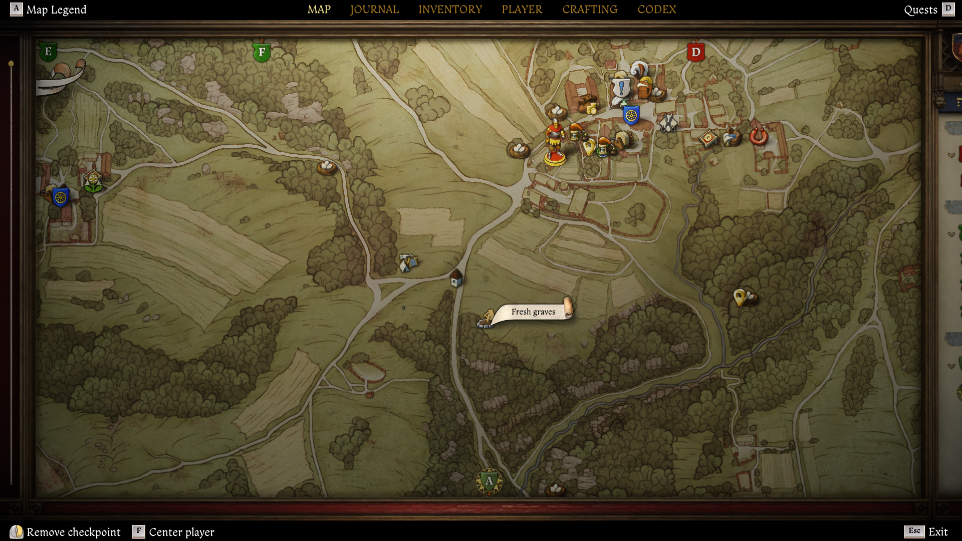 Location of the Von Bergow shield in KCD2