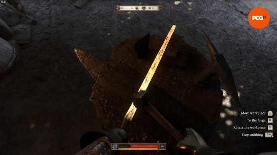 forging a sword in kingdom come 2