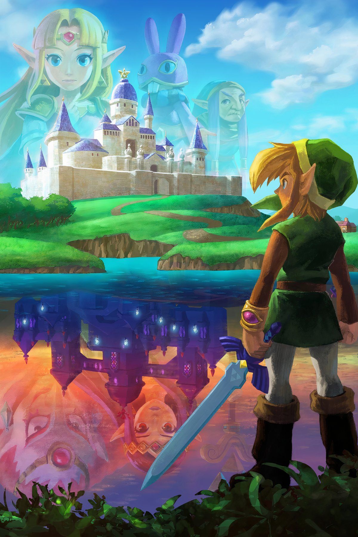 The Legend of Zelda: A Link Between Worlds Tag Page Cover Art