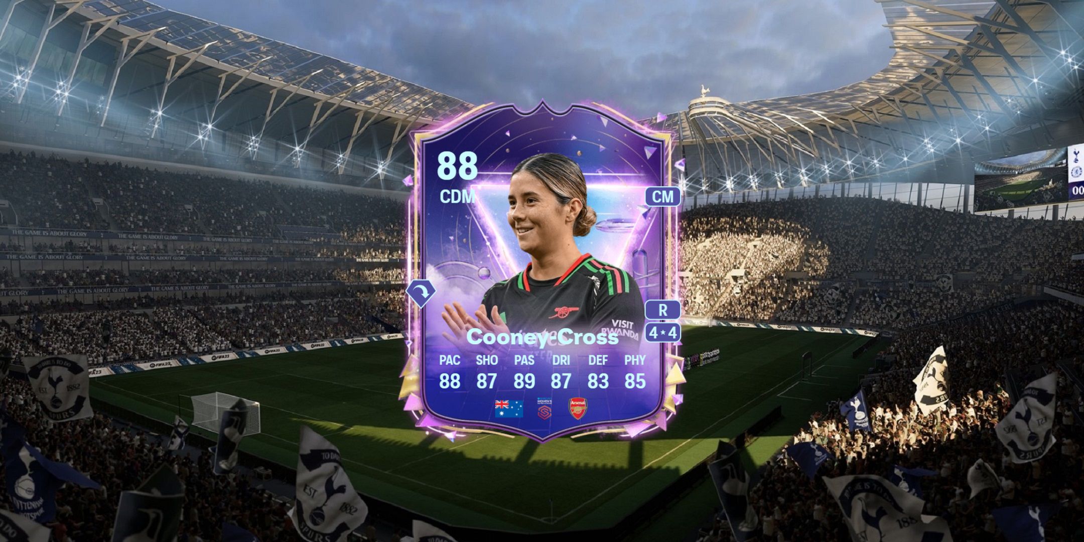 Kyra Cooney Cross' card in EA Sports FC 25.