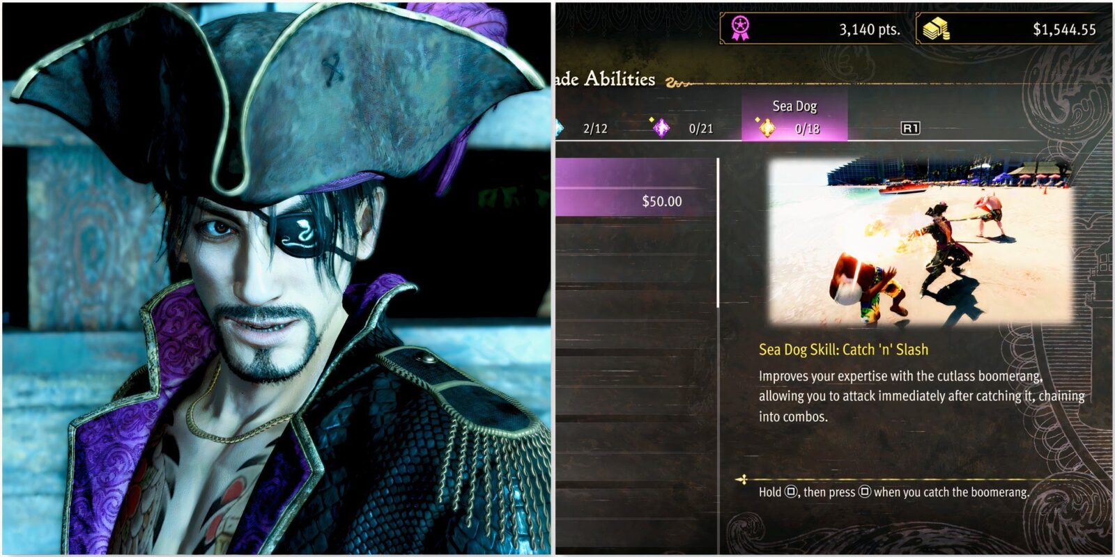 Best Skills To Unlock ASAP In Like a Dragon: Pirate Yakuza in Hawaii