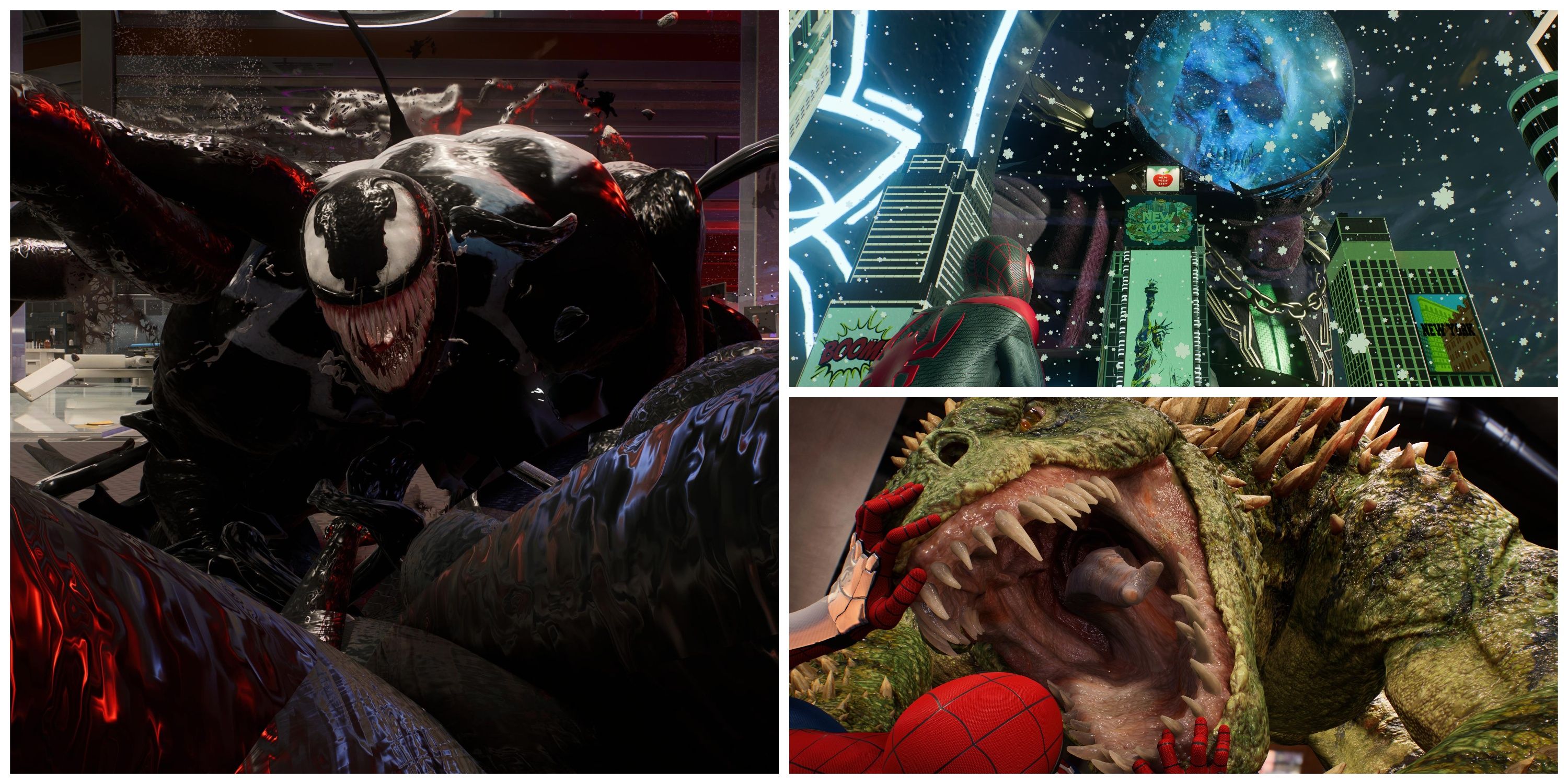 venom, the lizard, mysterio