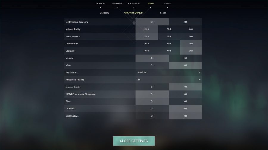 Best Valorant settings for fps