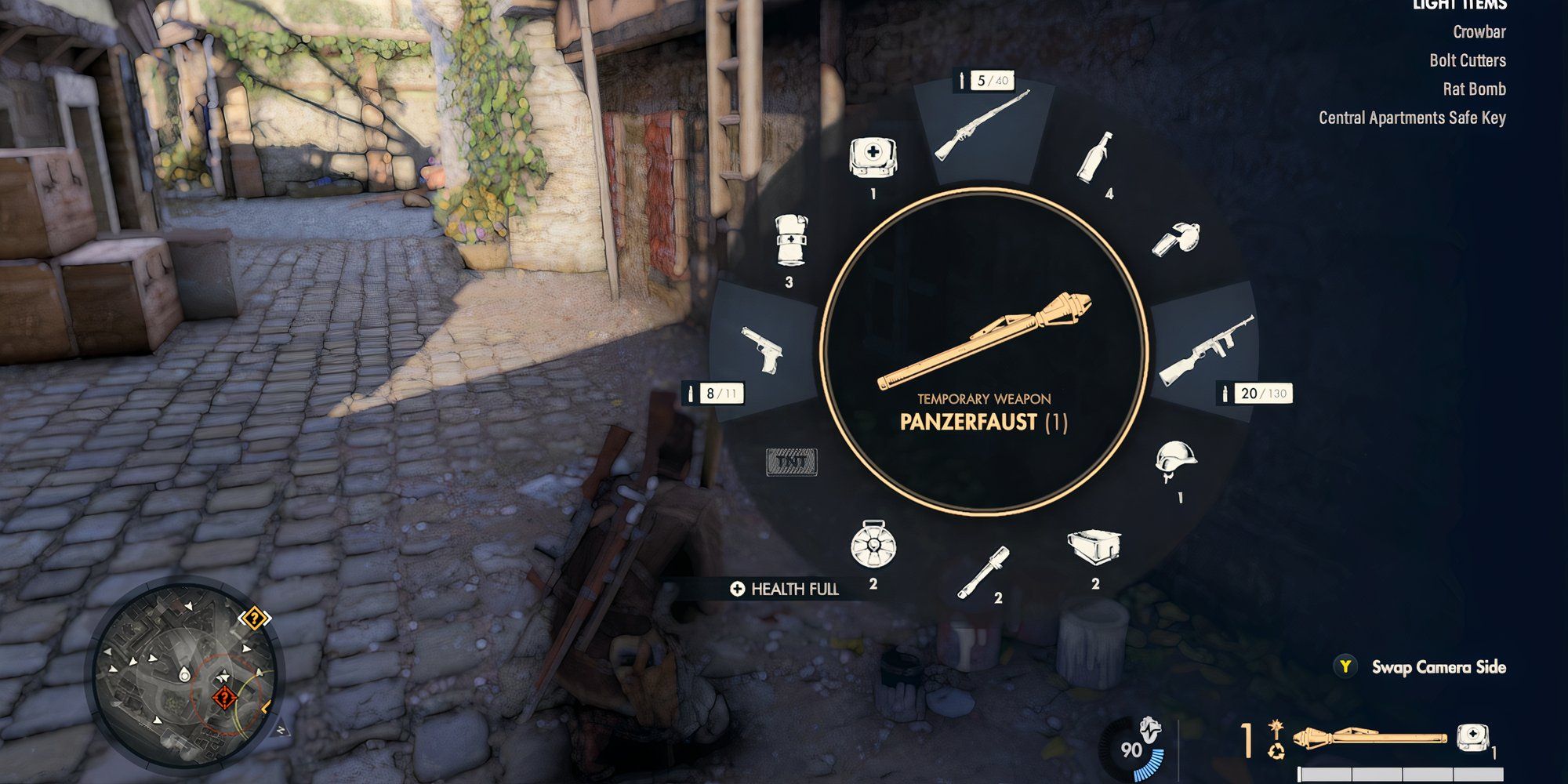 Panzerfaust weapon in Sniper Elite Resistance