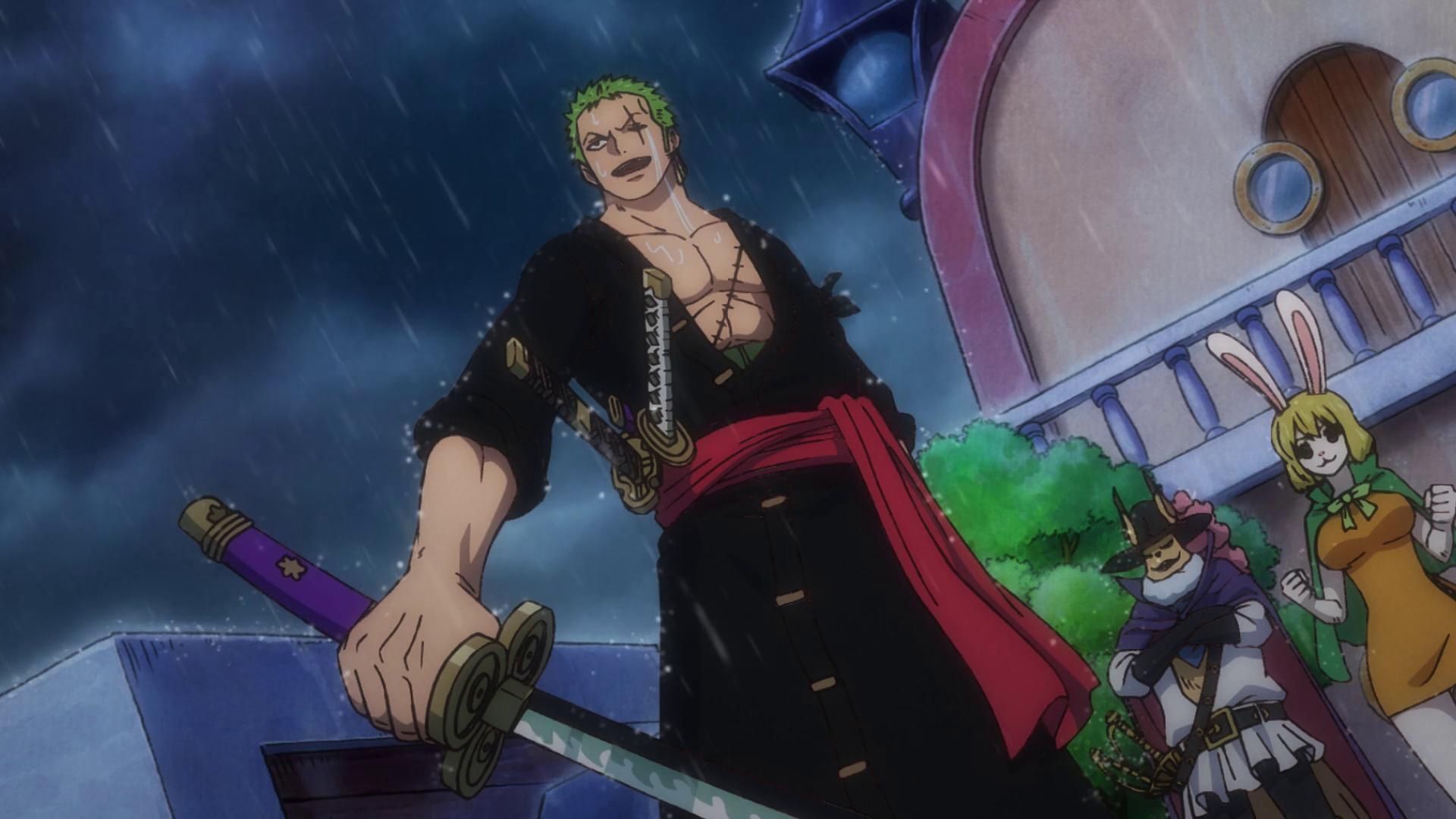 Zoro's Onigashima Raid Outfit in One Piece.