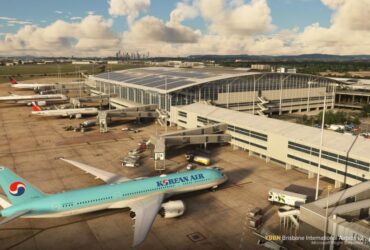 Brisbane Airport v2 Revealed for Microsoft Flight Simulator 2024 and MSFS 2020