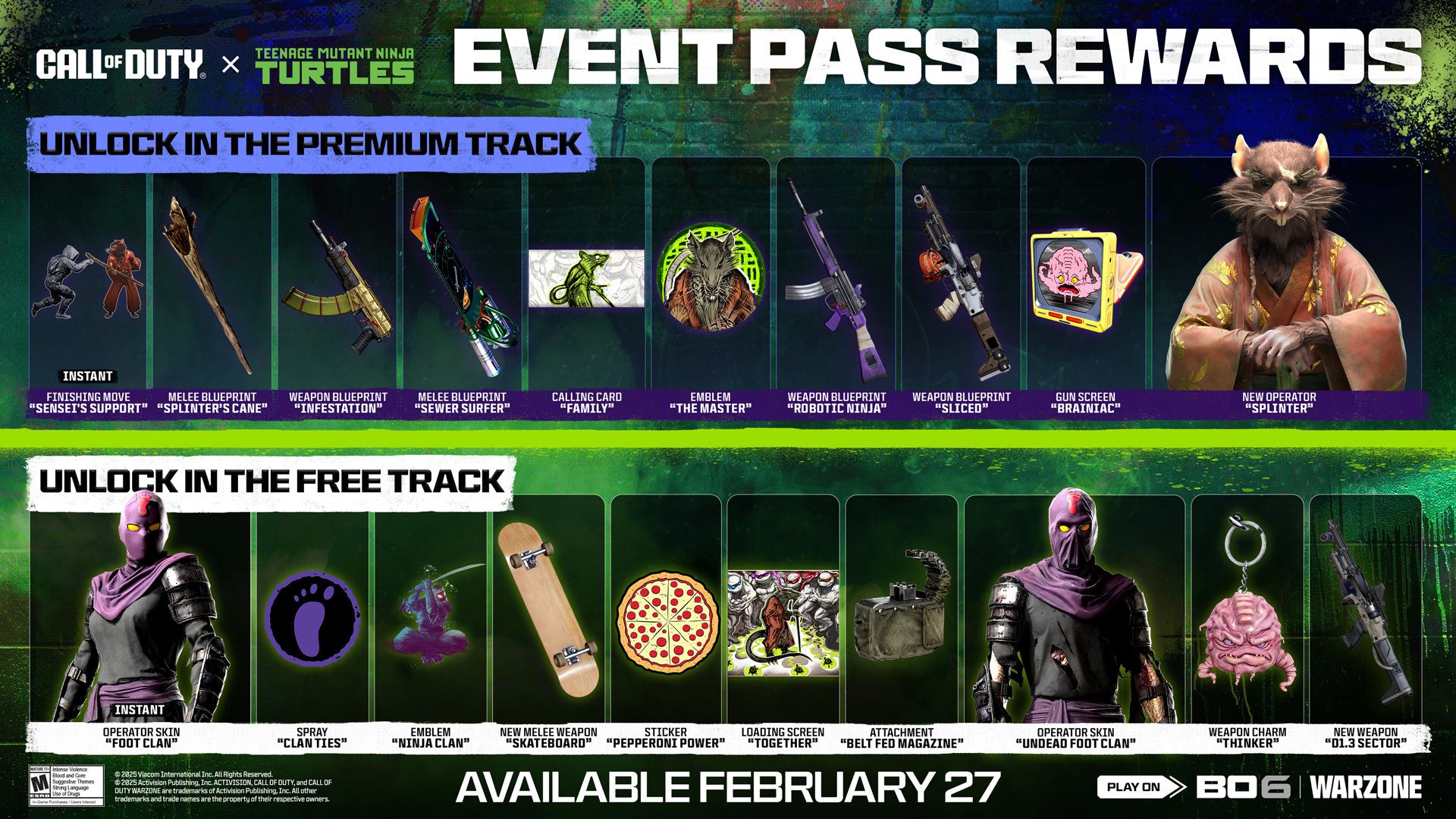 call of duty black ops 6 tmnt event pass