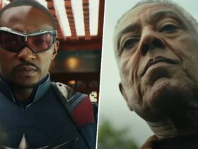 Anthony Mackie and Giancarlo Esposito in Captain America: Brave New World