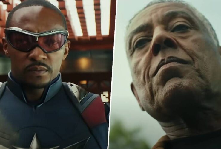 Anthony Mackie and Giancarlo Esposito in Captain America: Brave New World