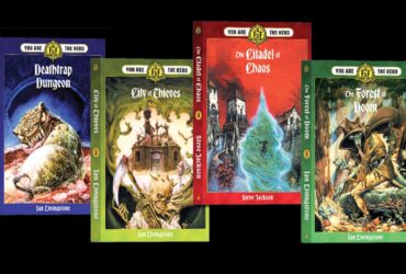 Covers of the new Fighting Fantasy books