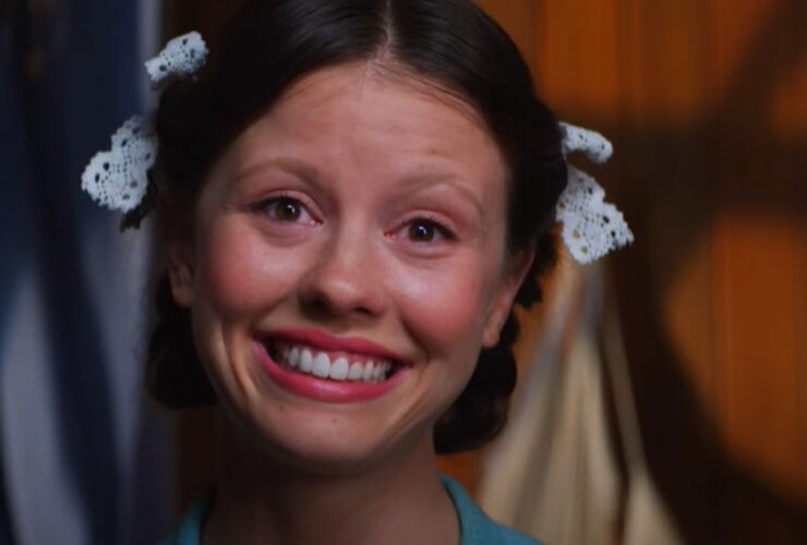 Mia Goth as Pearl in A24 horror prequel Pearl