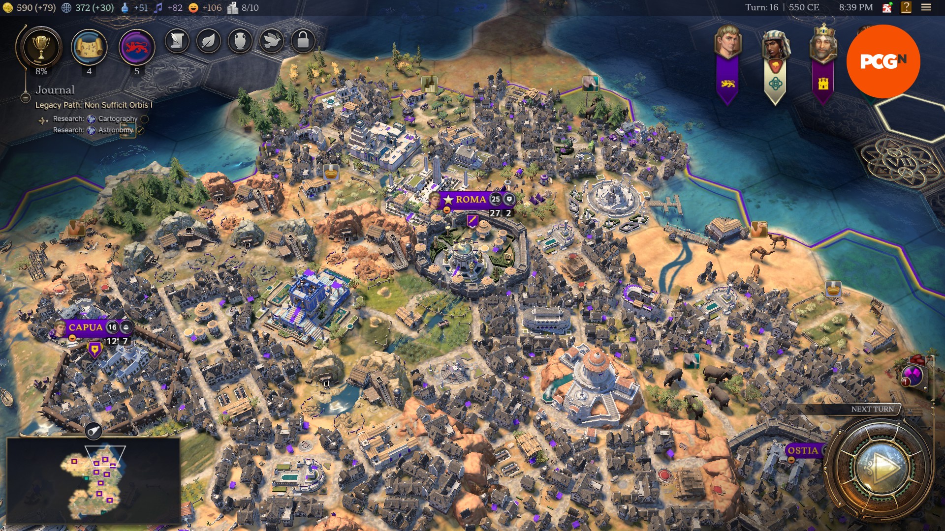 Civilization 7 review: A world map from Firaxis 4X game Civ 7