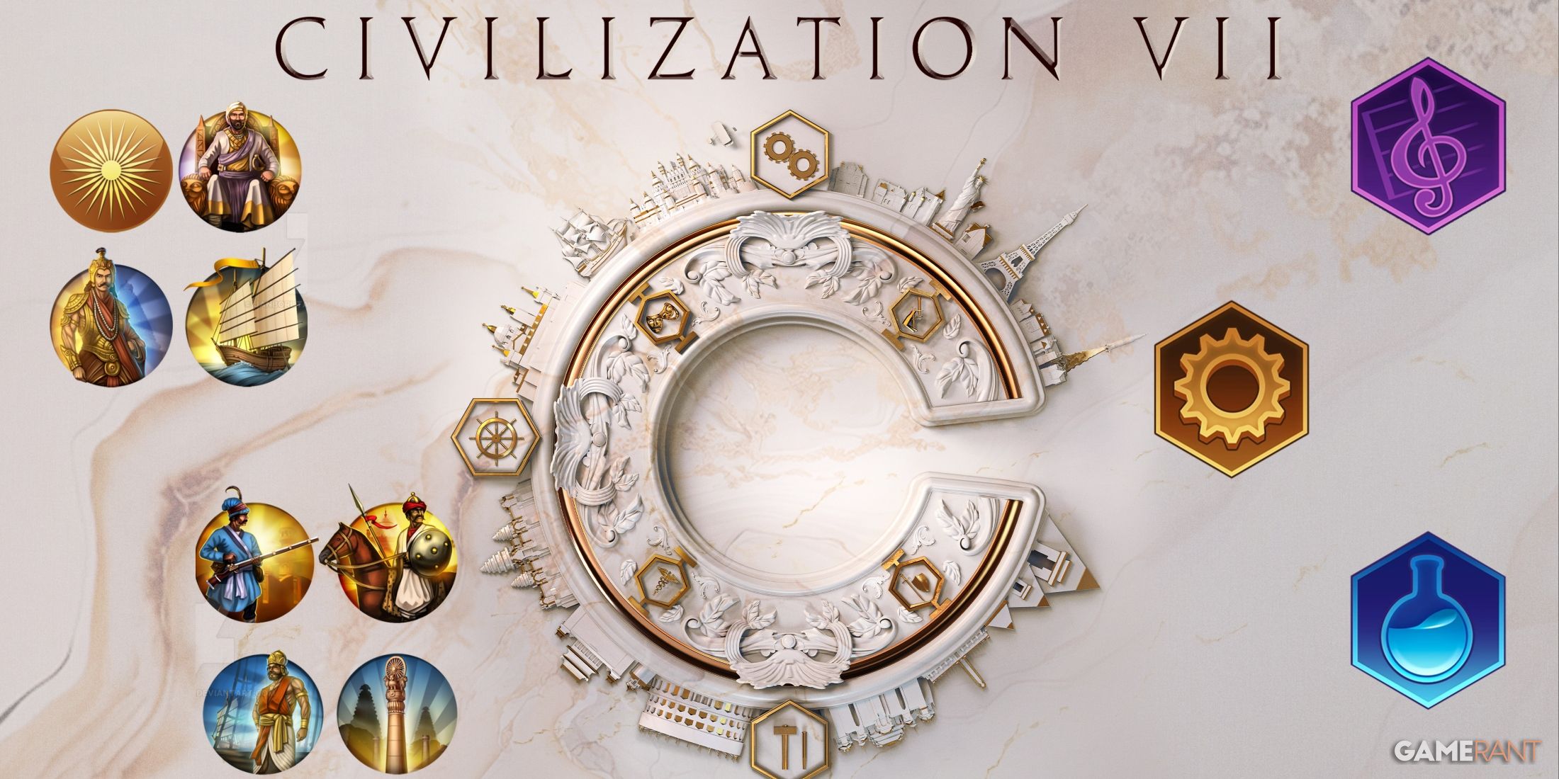 Civilization 7 Cluttered UI