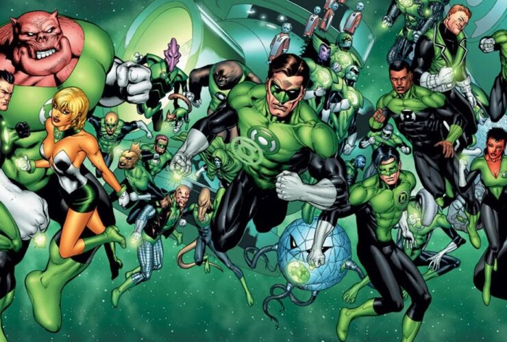 DC's first look at Lanterns is decidedly un-green, but with production now underway, at least it won't be long until we get a proper one