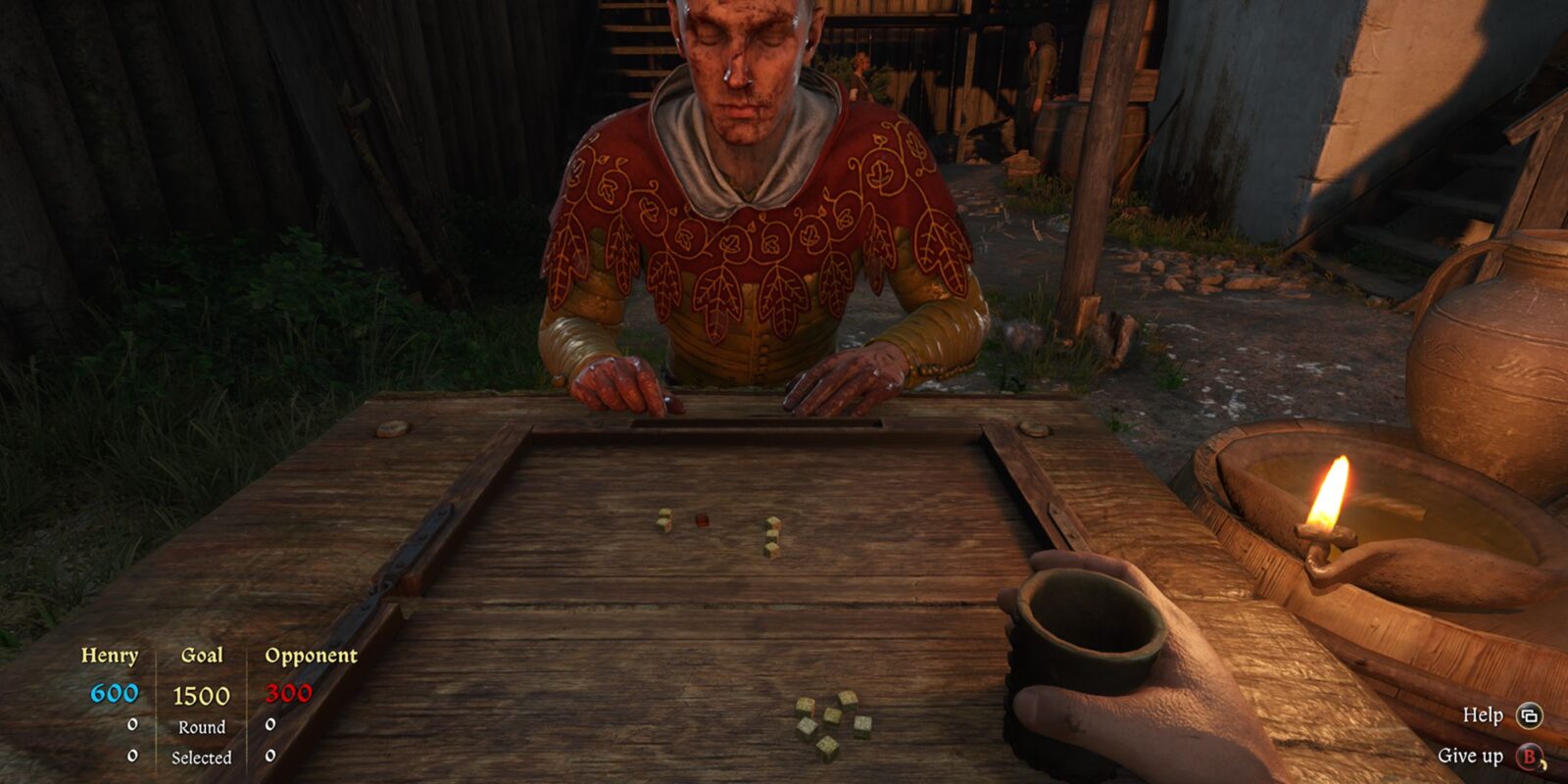 Deliverance 2 Player Loses Game of Dice to a Corpse