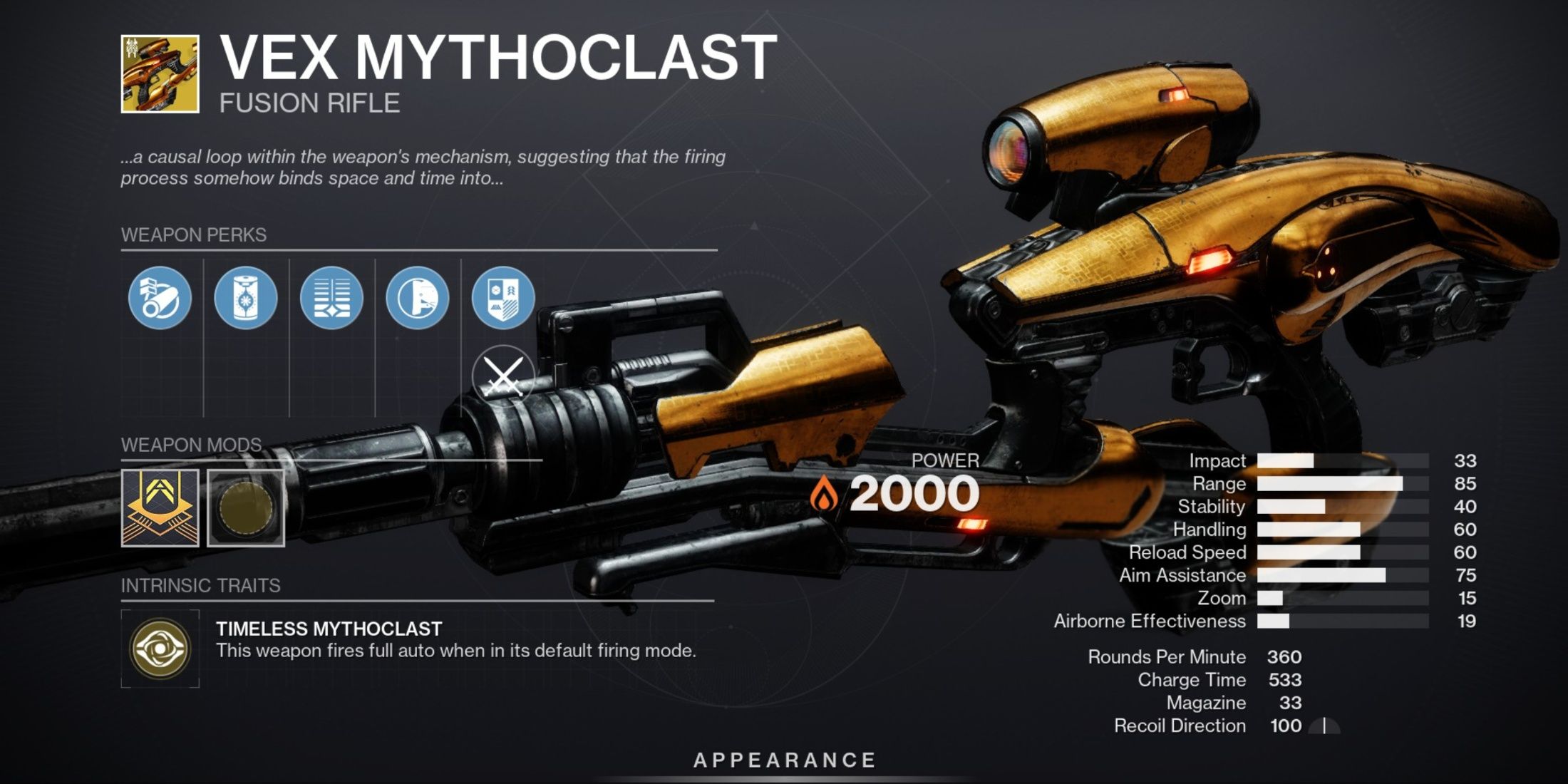 Destiny 2 Vex Mythoclast