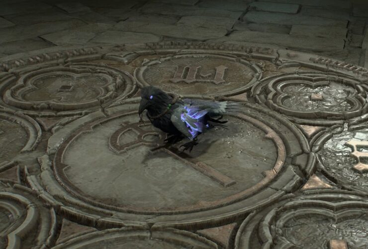 Diablo 4 patch change could make it easier to find Forgotten Altars, or you could pet Dorian the Raven instead