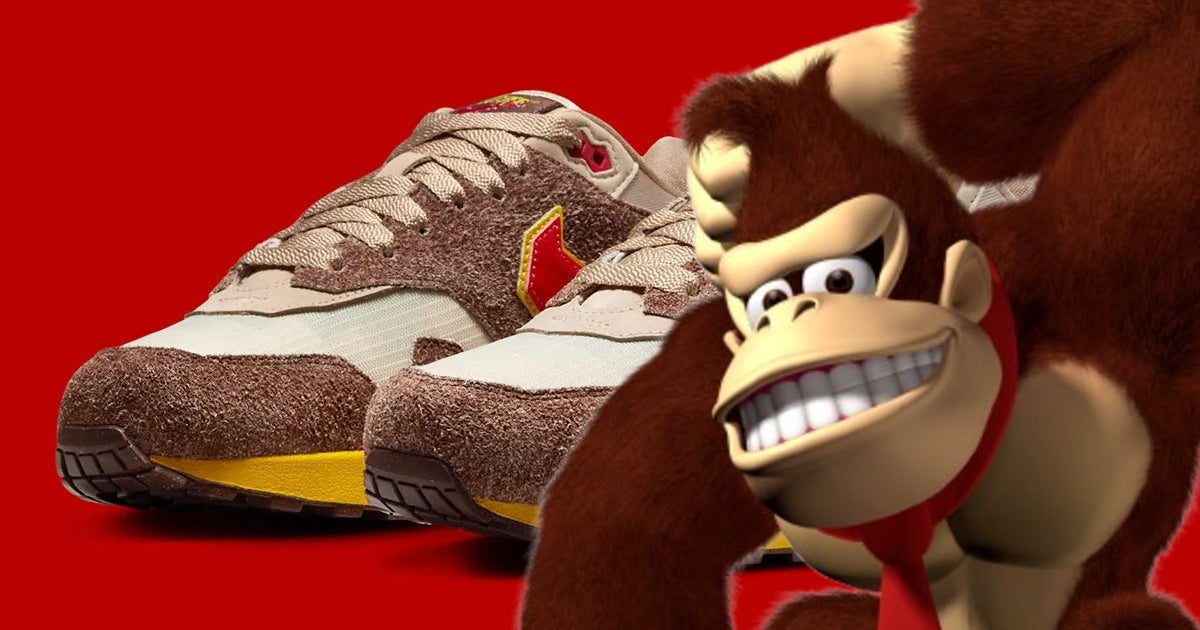 Don't worry, Donkey Kong wasn't harmed in the making of these Nike trainers