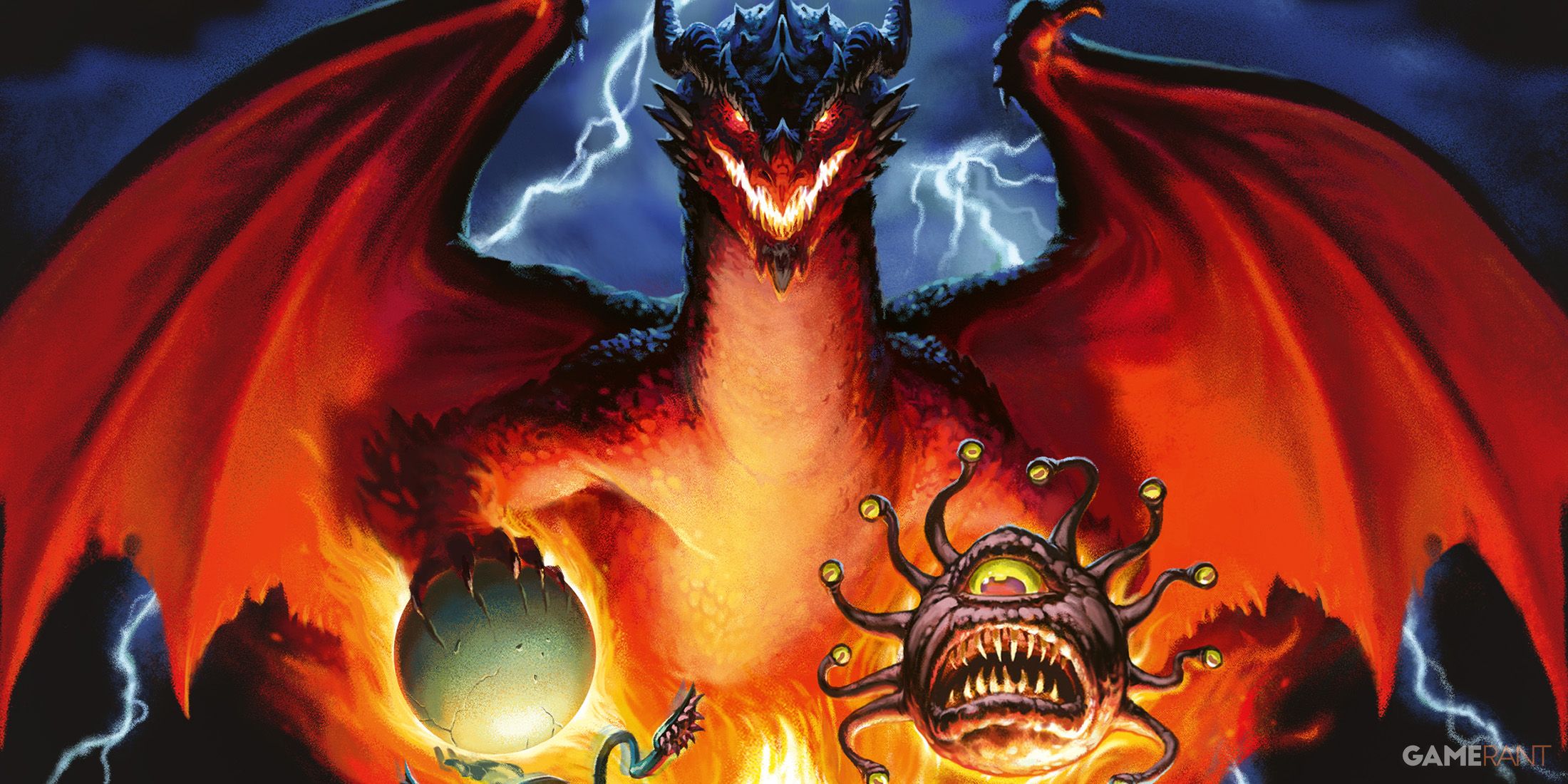 Horrified Dungeons and Dragons cover 2x1 crop red dragon GR exclusive