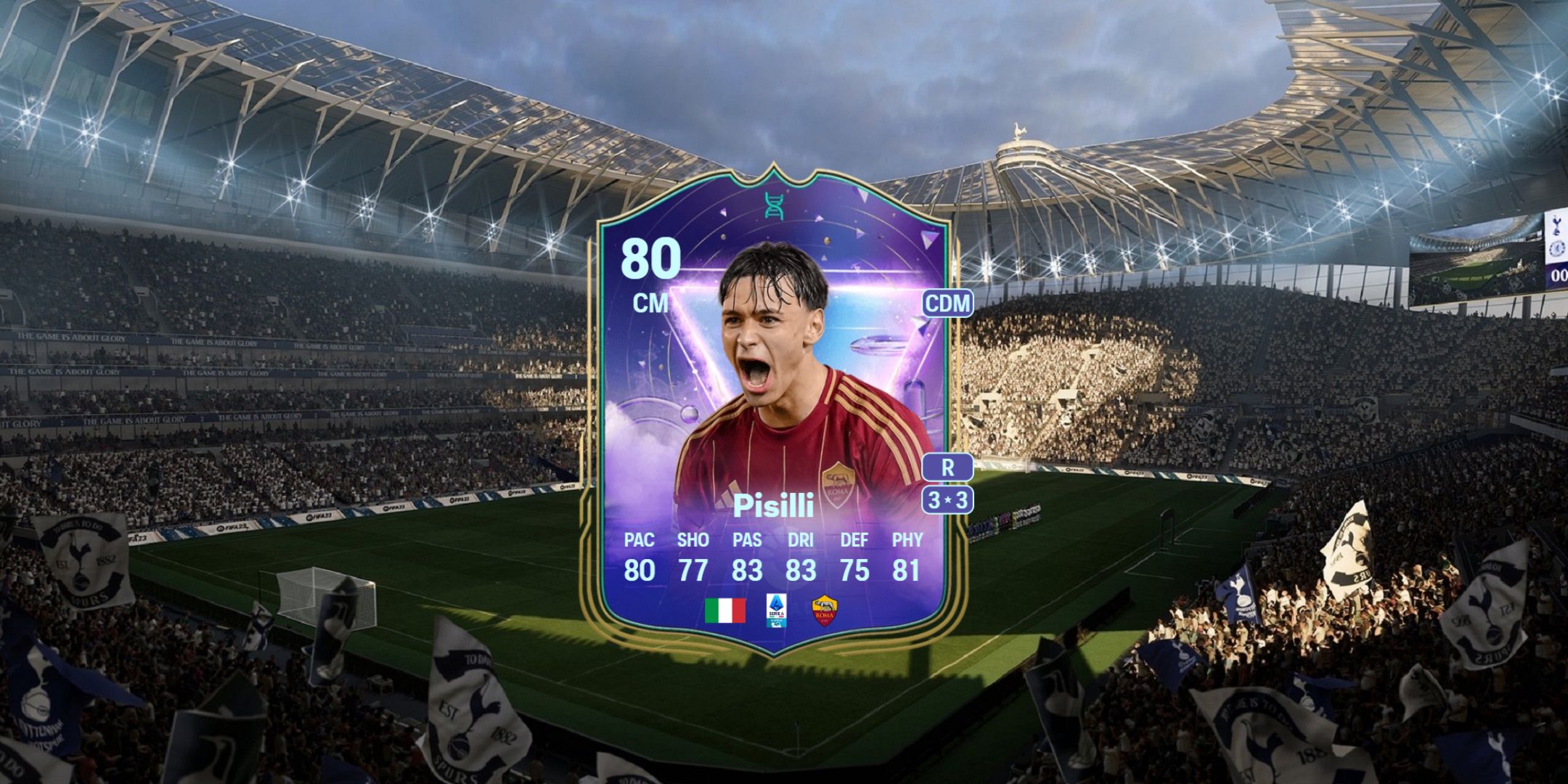 Pisilli's card in EA Sports FC 25.