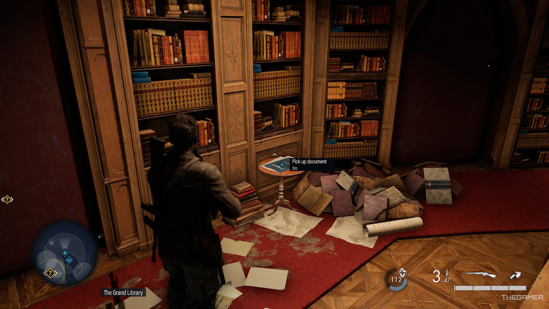 Finding Police Report 222 On Small Table At Back Of The Library During Dead Drop In Sniper Elite: Resistance.