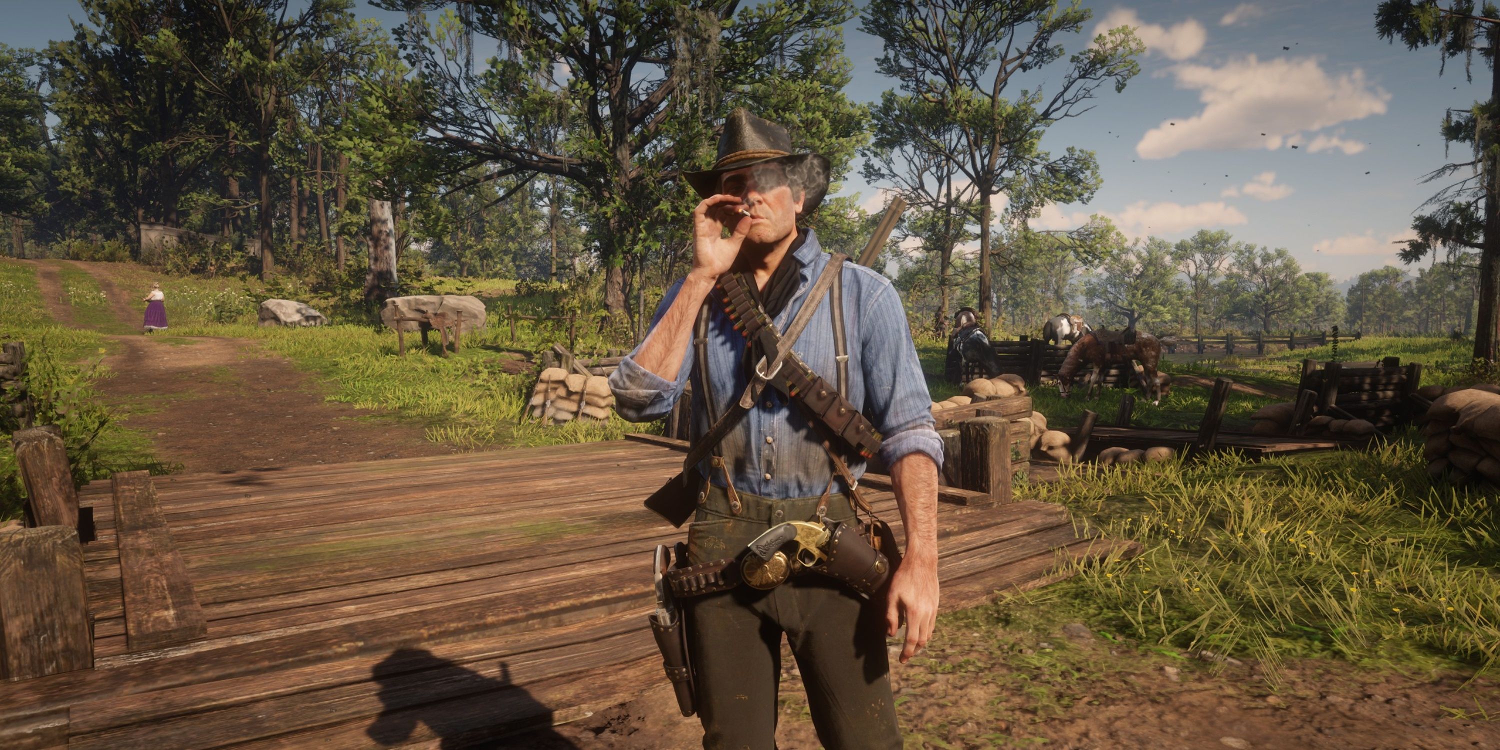 arthur morgan smokes