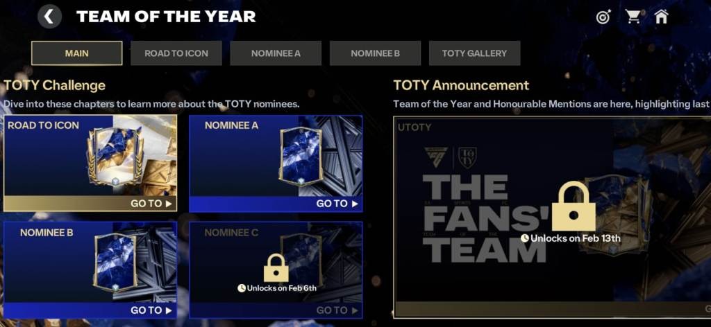 FC Mobile TOTY Team of the Year Main Chapter, FC Mobile TOTY, FC Mobile Team of the Year