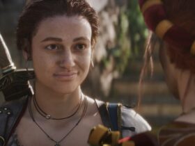 A screenshot of a character in the Xbox Games Showcase June 2024 Fable trailer.