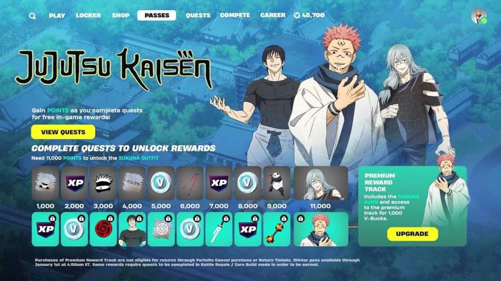 Fortnite x Jujutsu Kaisen Wave 2: Skins, price speculation, release window, and more