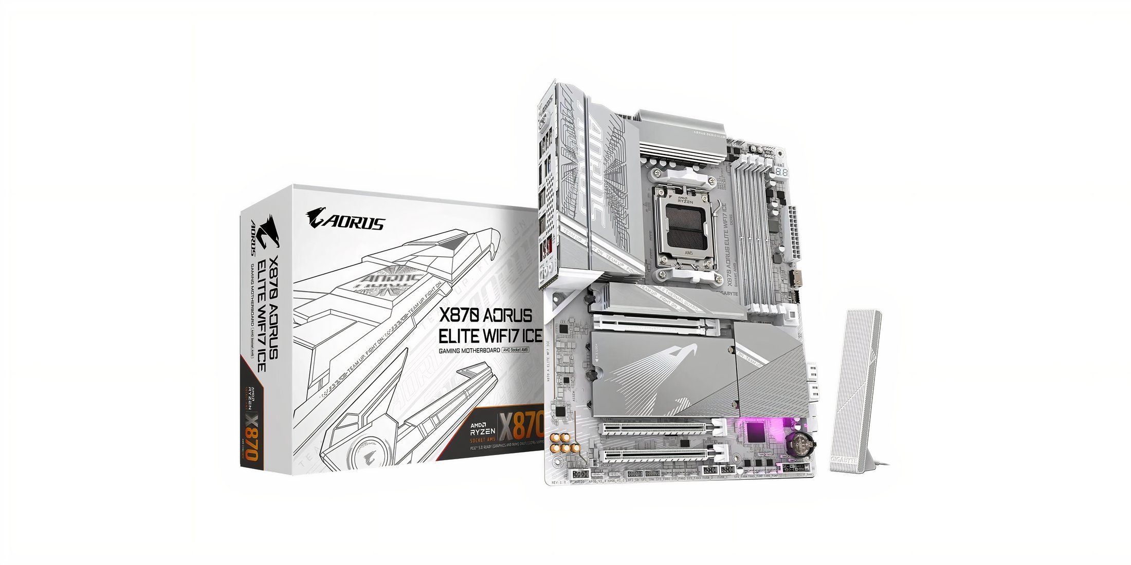 GIGABYTE X870 AORUS ELITE WIFI 7 ICE