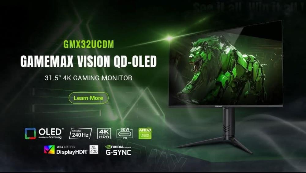 Gamemax Reveals Their New Gaming Monitor