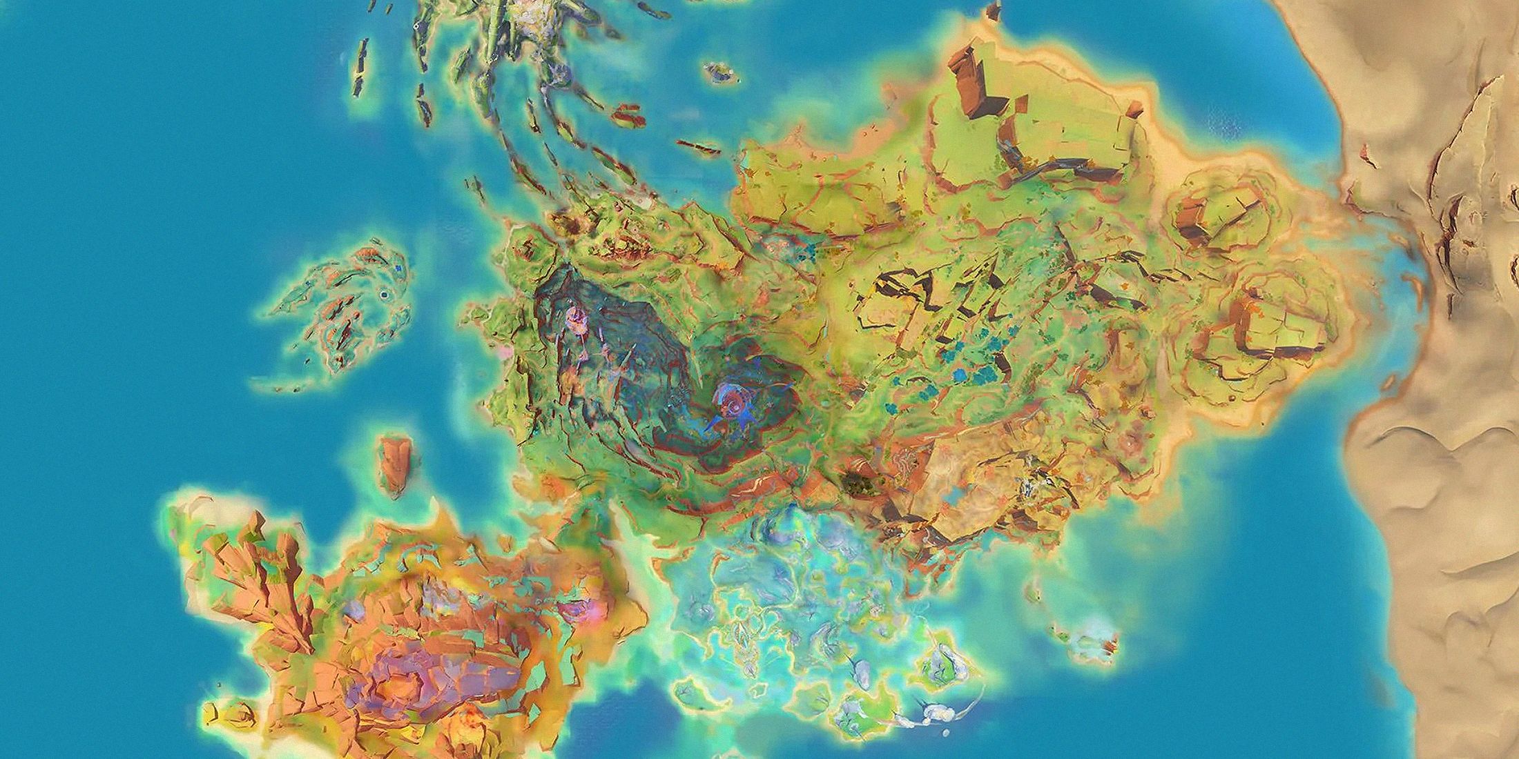 genshin impact version 5.5 great volcano of tollan map expansion