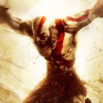 Cropped cover art for God of War: Ascension, showing Kratos with chains on his arms.