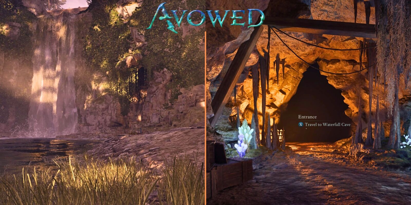 Hidden Waterfall Cave Location In Avowed (Emerald Stair)